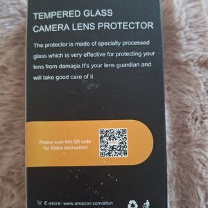 Ailun Black and Gold Glass Lens Protector